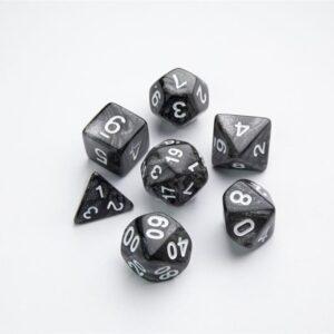 DICE Galaxy Series Moon RPG Dice Set 7pcs