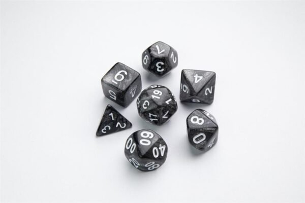 DICE Galaxy Series Moon RPG Dice Set 7pcs