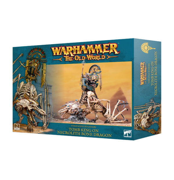 Warhammer: The Old World – Tomb Kings of Khemri: Tomb King on Necrolith Bone Dragon